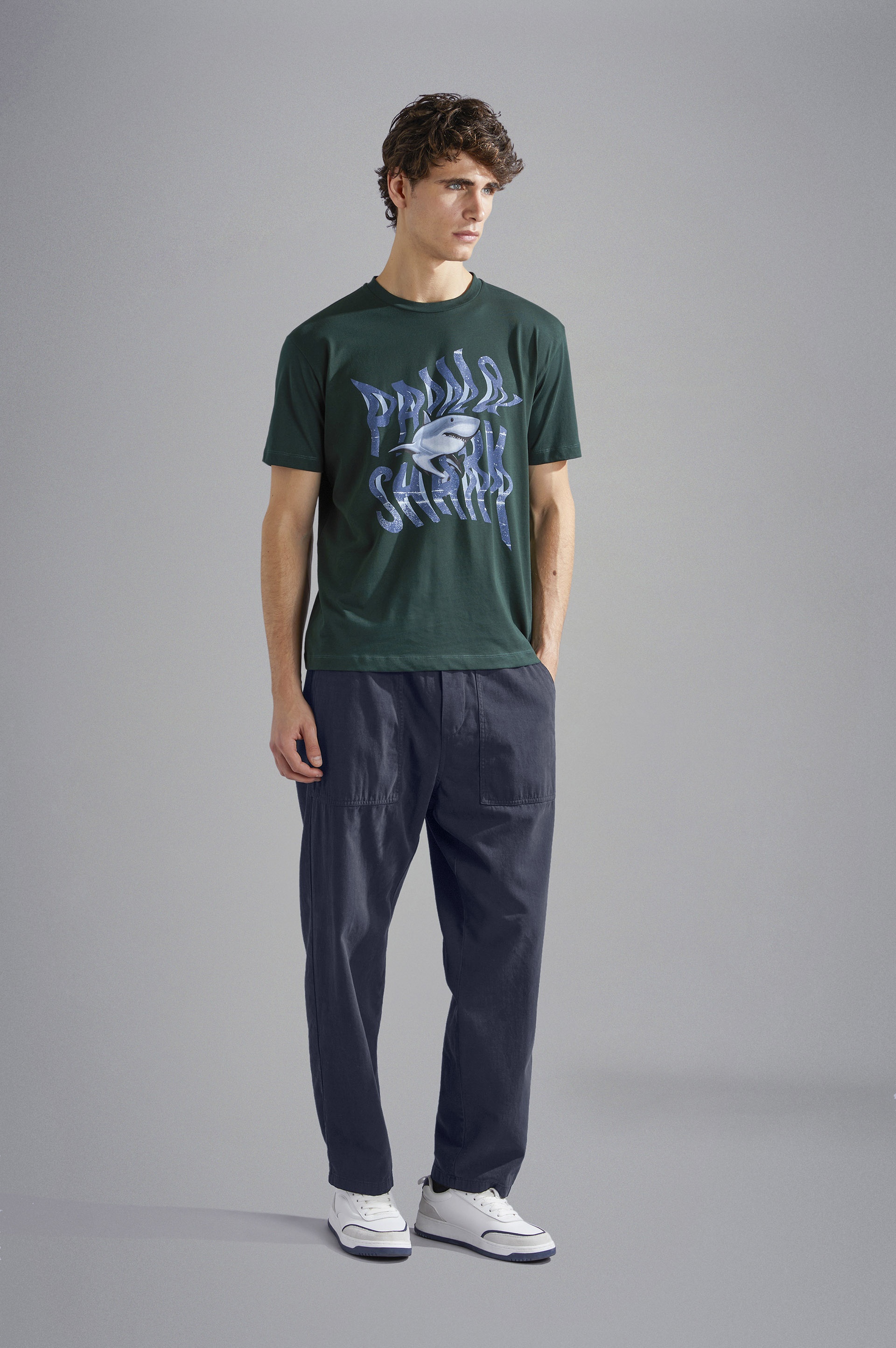 CASHMERE AND COTTON JOGGER - 2