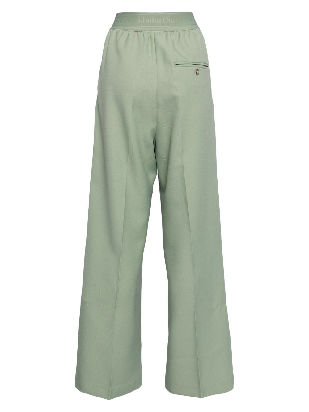 logo-waistband palazzo pants - 2