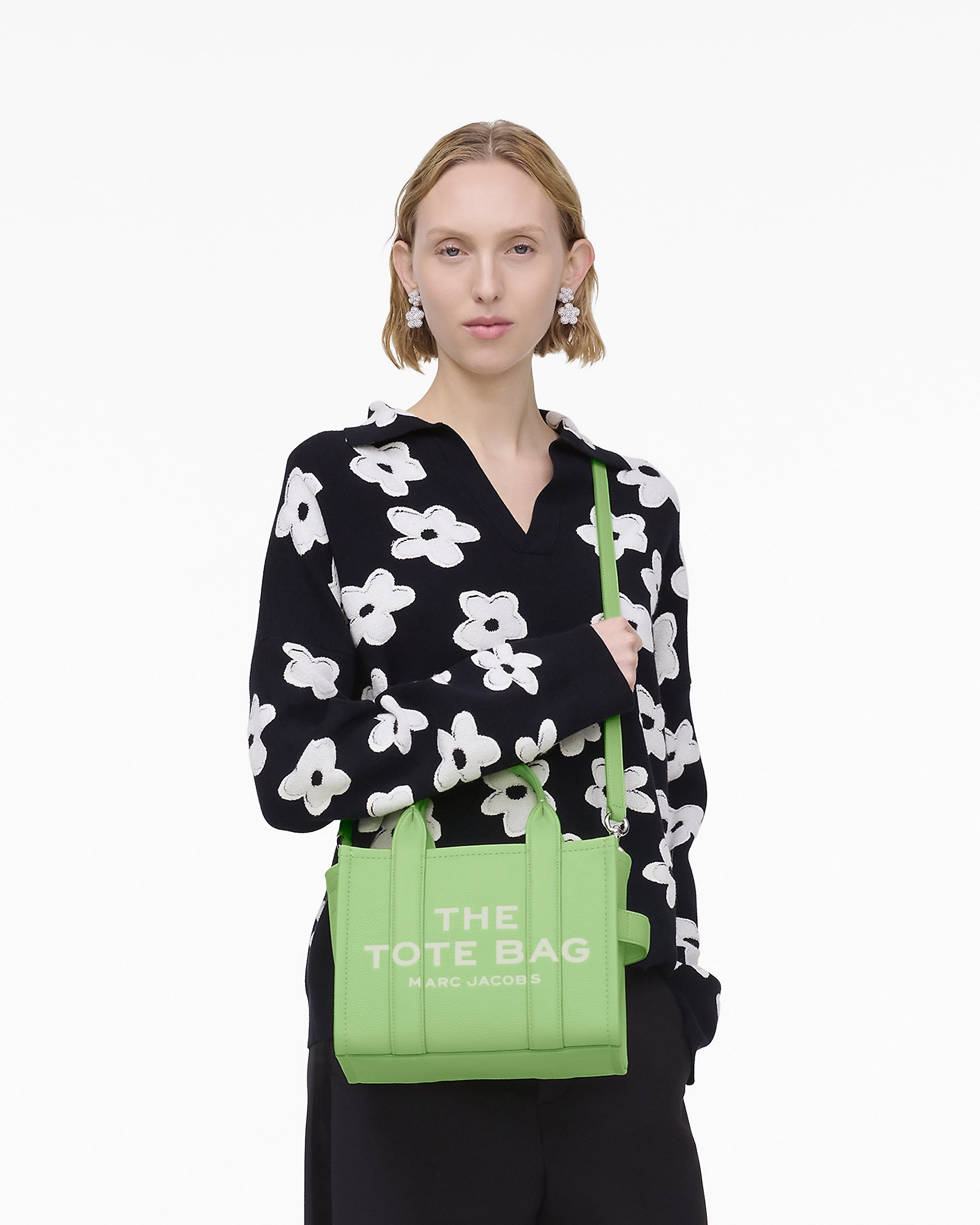 THE LEATHER SMALL TOTE BAG - 2