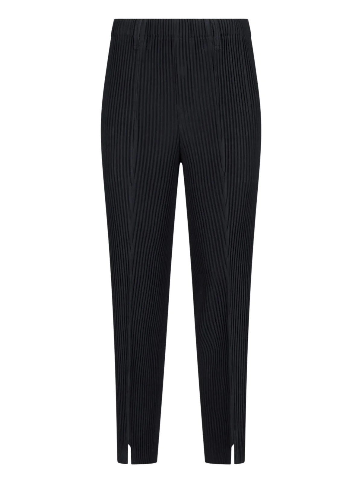 PLEATED STRAIGHT-LEG TROUSERS - 1
