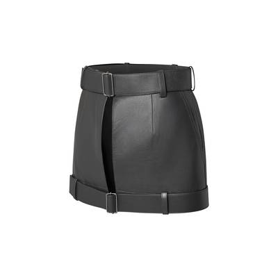 Louis Vuitton Leather Open Mini Skirt outlook