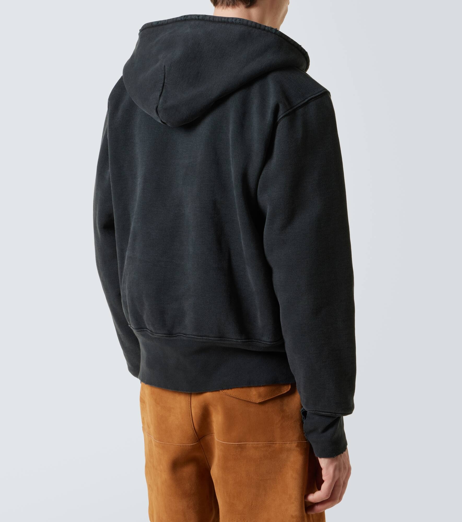 Mob cotton jersey fleece jacket - 4