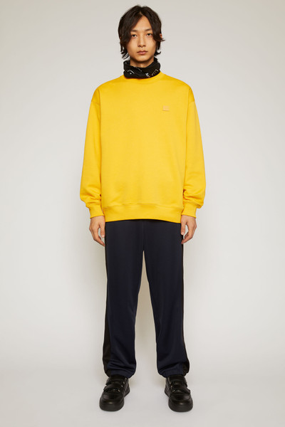 Acne Studios Oversized sweatshirt honey yellow outlook