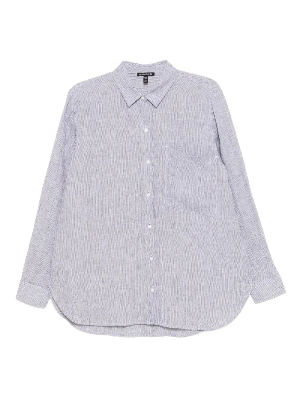 linen striped shirt - 1