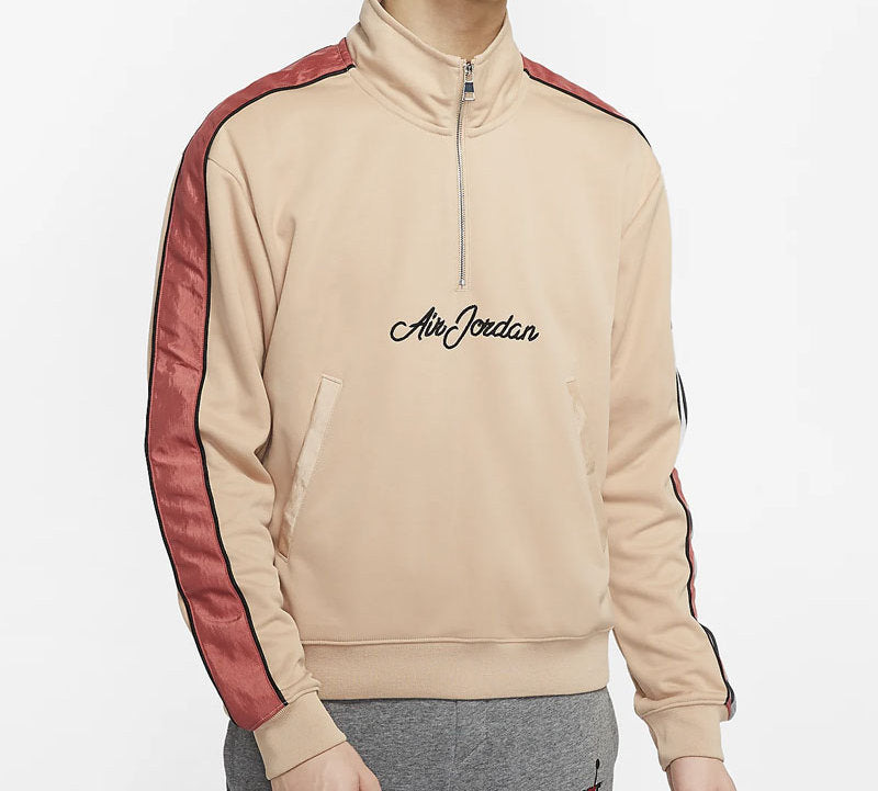 Air Jordan Remastered Half Zipper Sports Stand Collar Pink CJ0269-213 - 3
