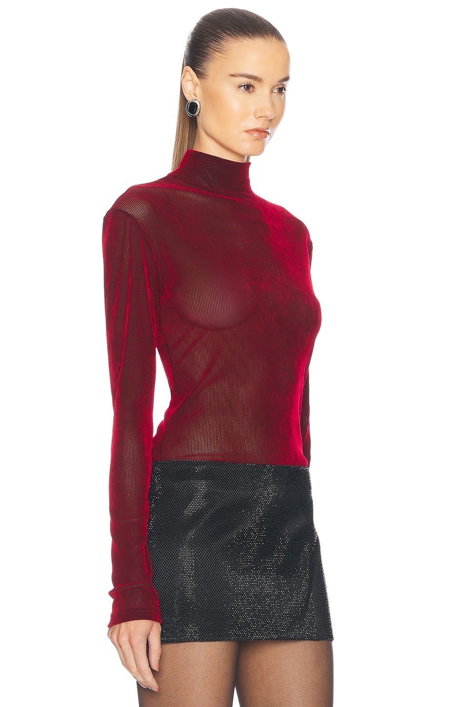 Mock Neck Top - 2