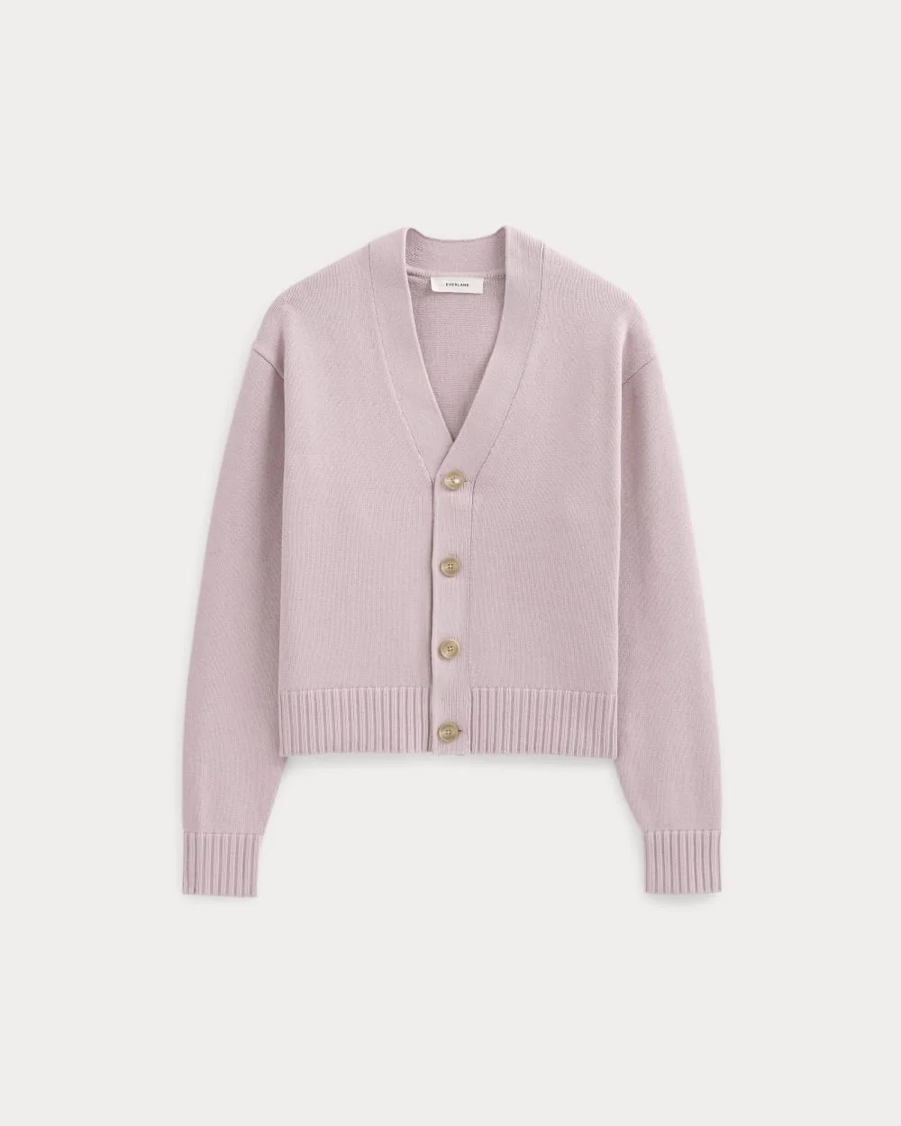 CROPPED CARDIGAN IN EVERYDAY COTTON - 1