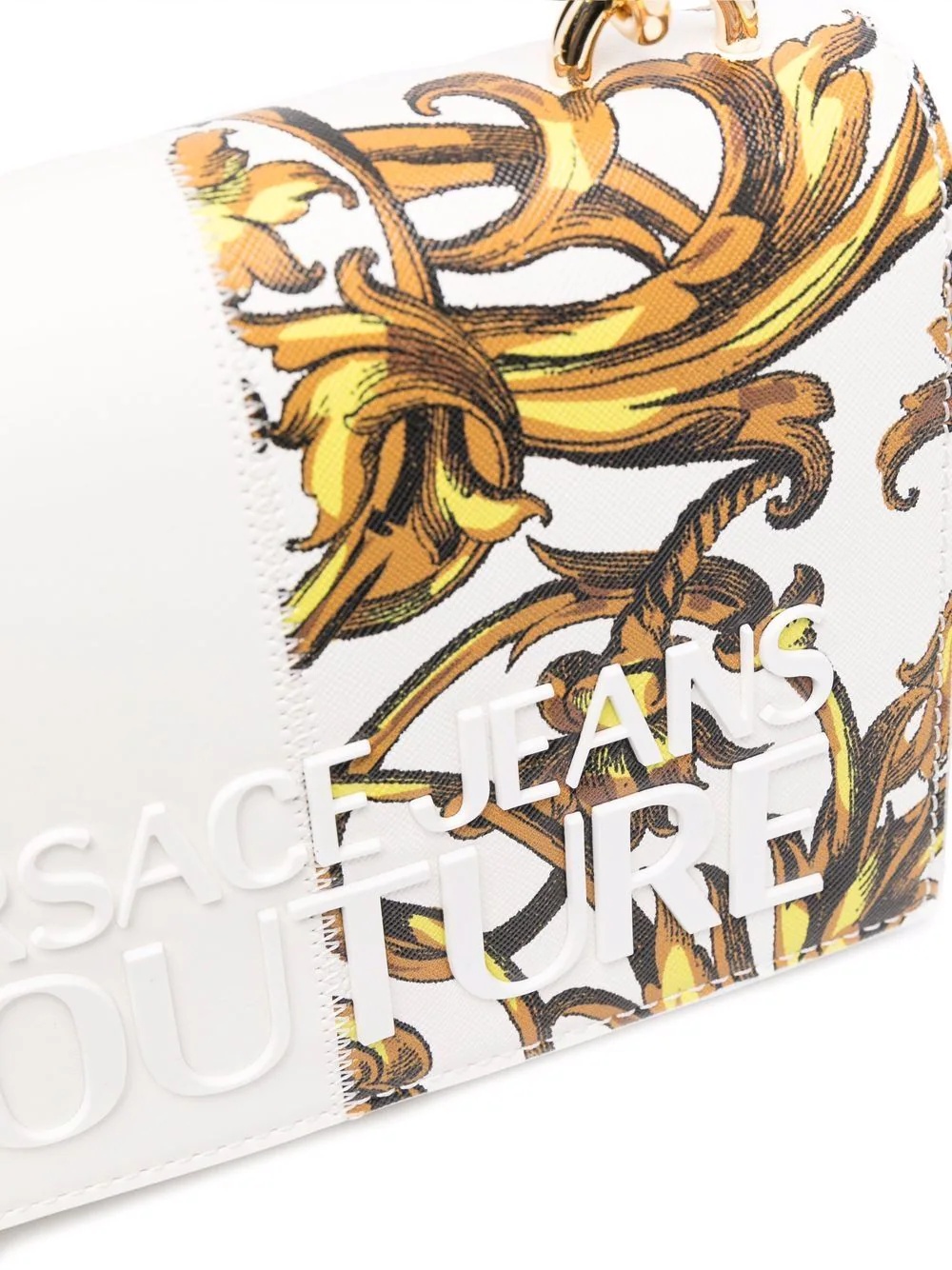 baroque-print detail bag - 5