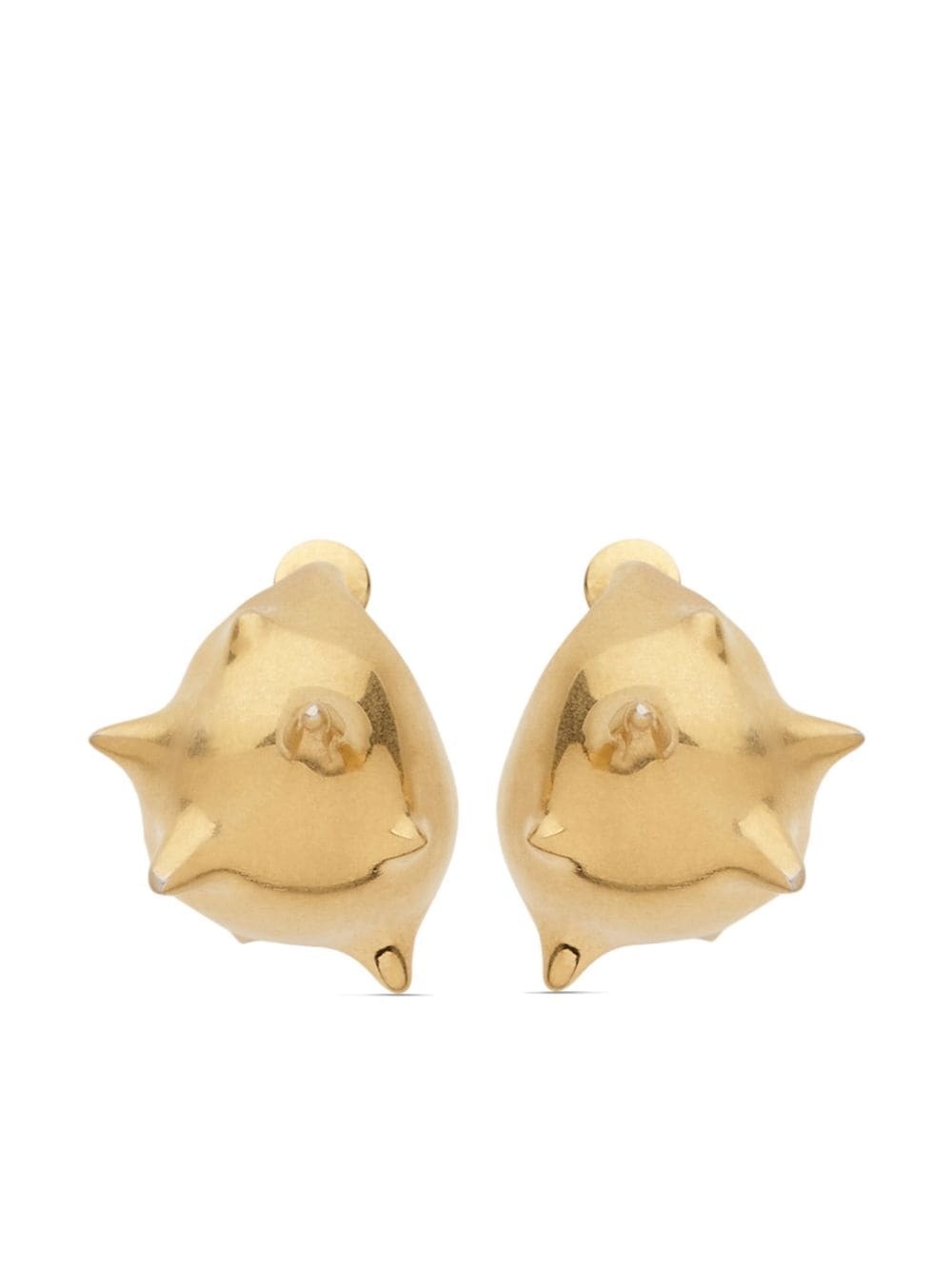 Rock huggie earrings - 1