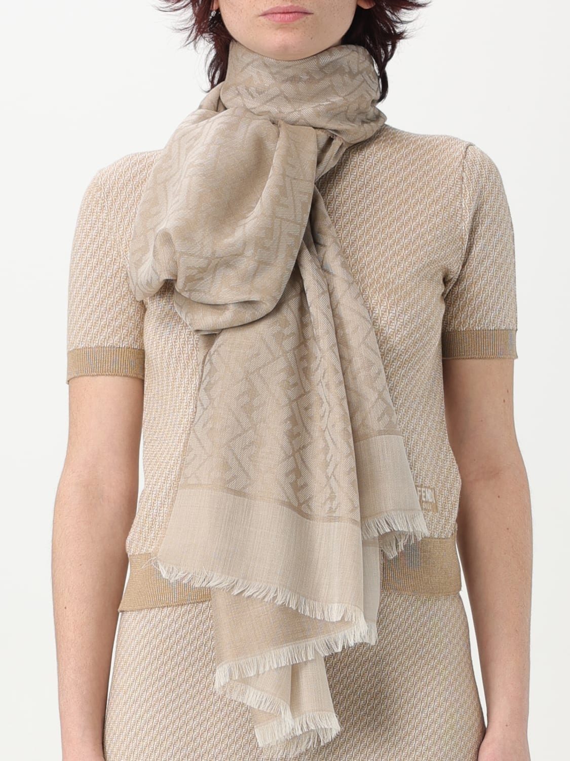 Neck scarf woman Fendi - 2