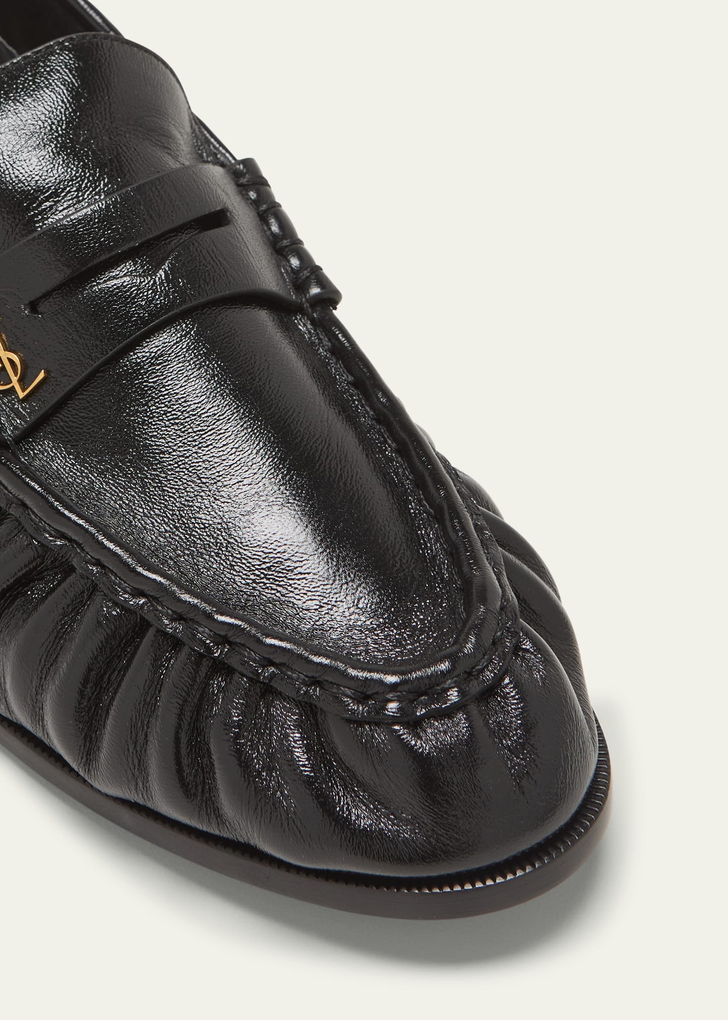 【関税&送料込】Saint Laurent Cassandre Mocassins SAINT LAURENT - Cassandre mocassins | Leam Roma - Luxury