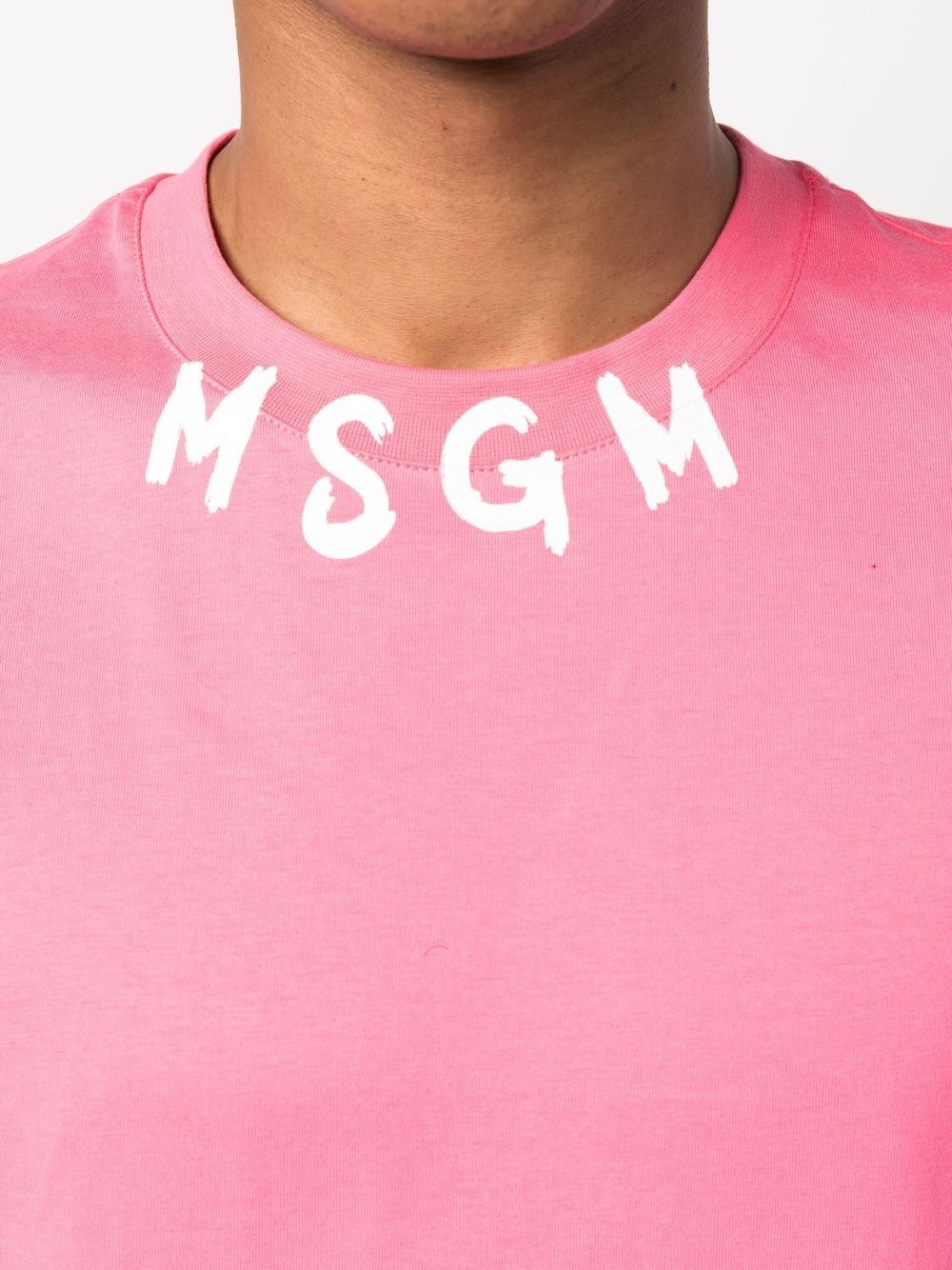 logo-print cotton T-shirt - 5