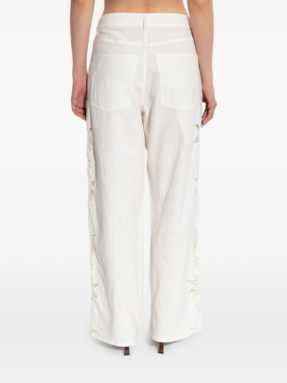 embroidered trousers - 4
