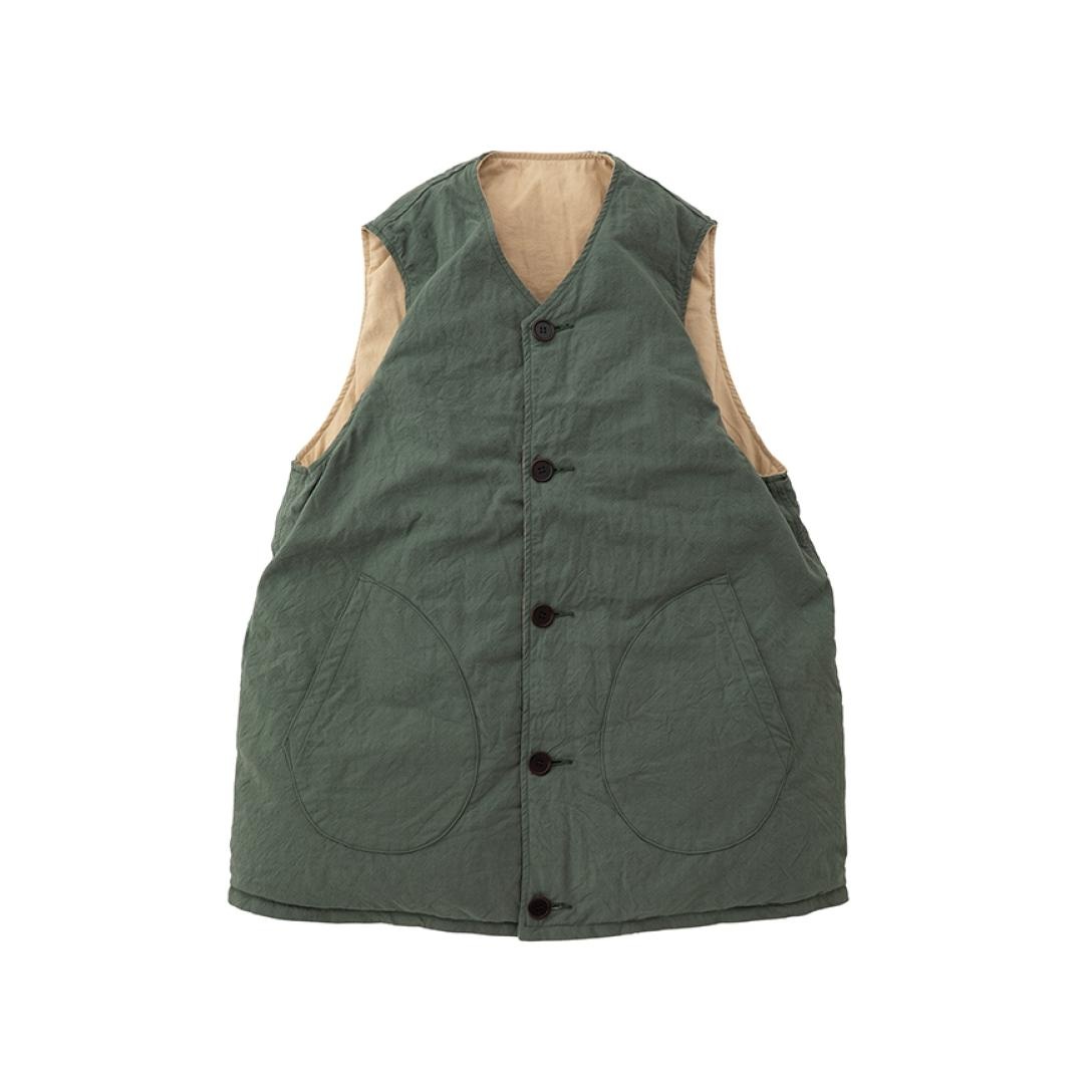 KORA DOWN VEST OLIVE - 1