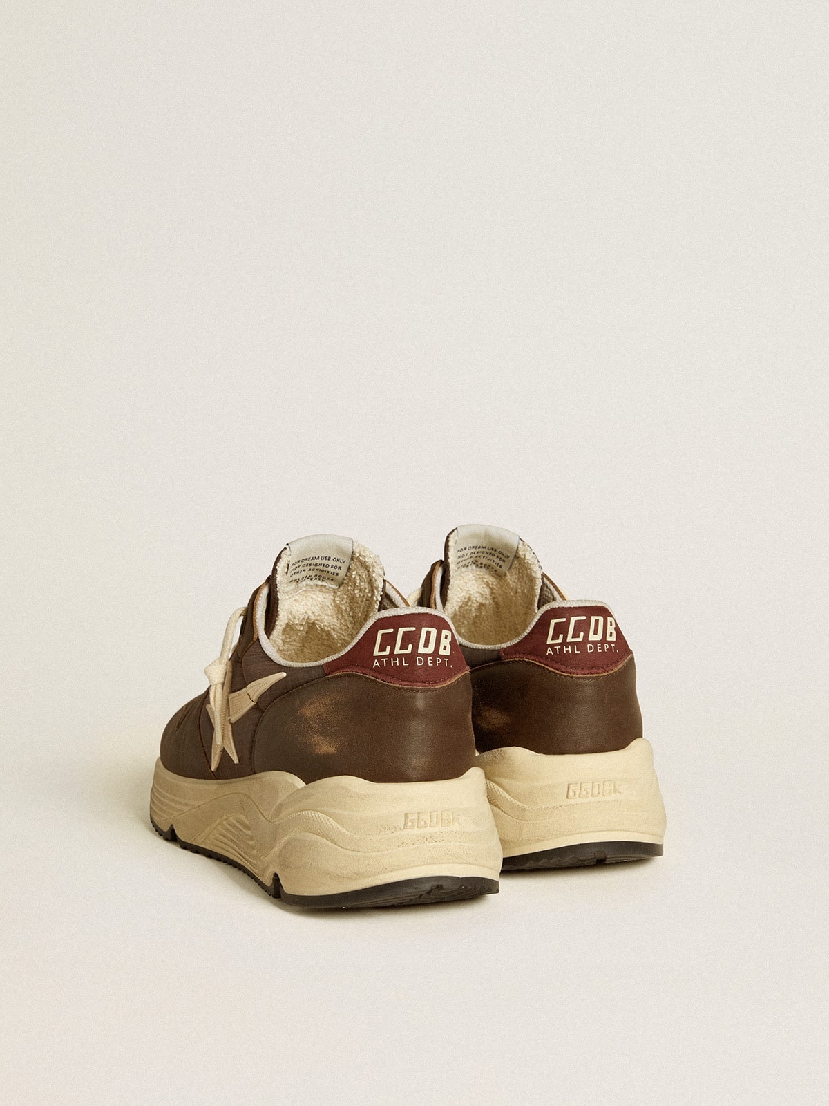 Running Sole in nylon and leather with TPU star and nubuck heel tab - 4