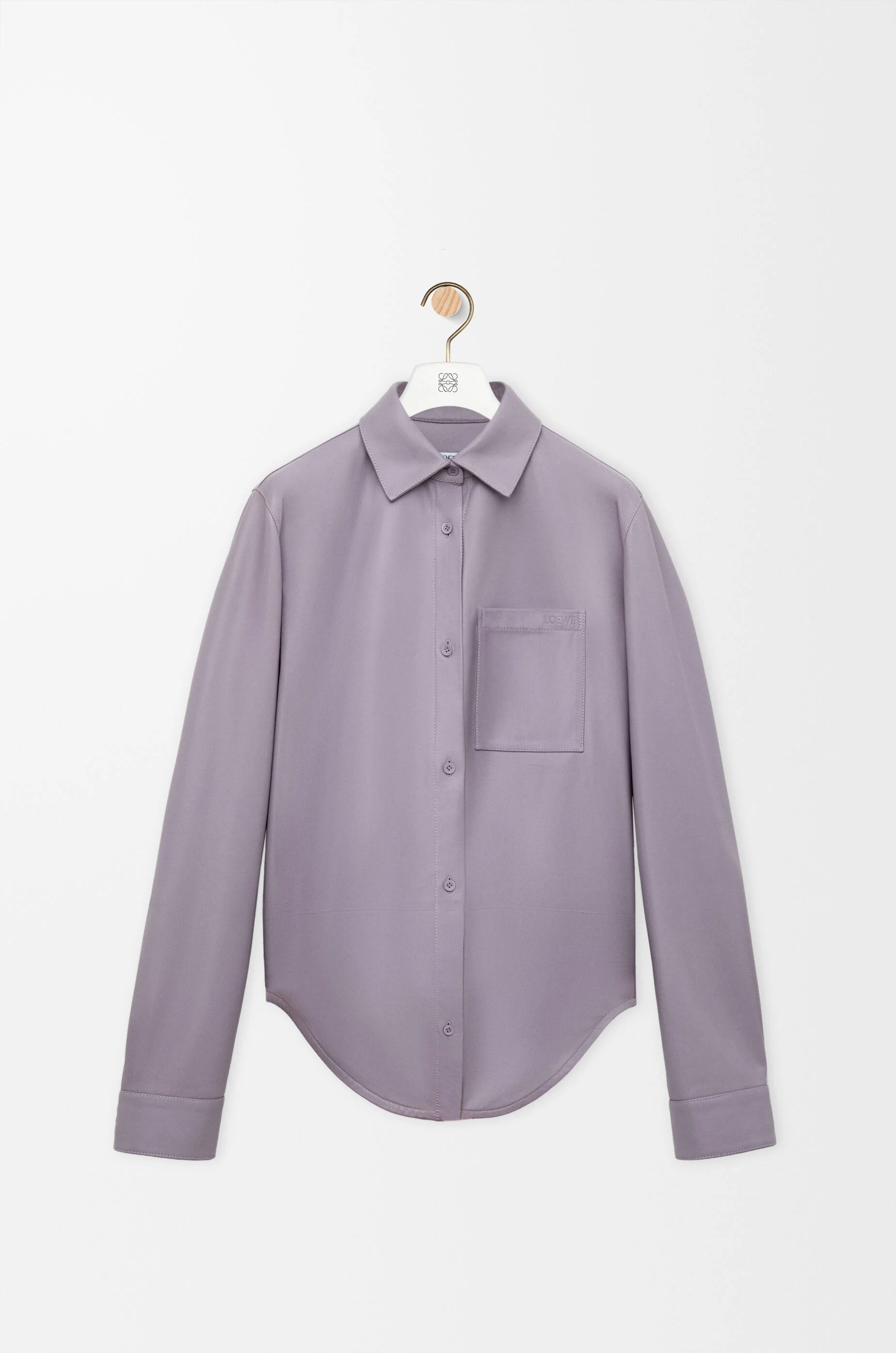 Shirt in nappa lambskin - 1