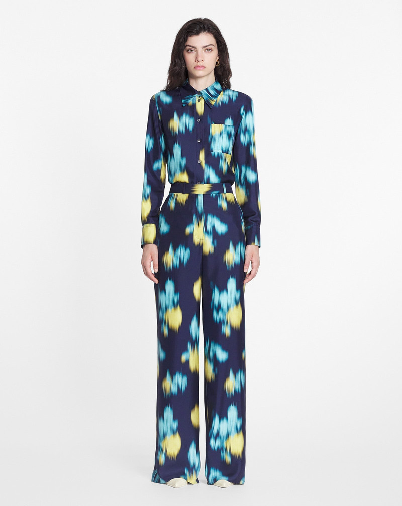 Lanvin PRINTED WIDE LEG PANTS outlook
