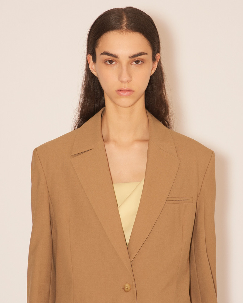 Nanushka GIEDRE - Slightly oversized check suiting blazer - Black/White outlook