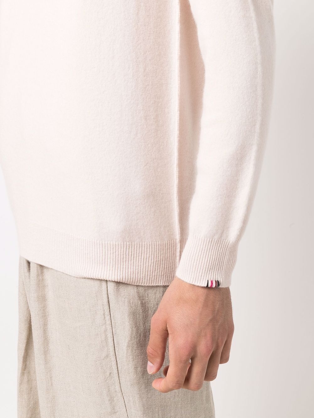 long-sleeve cashmere jumper - 6