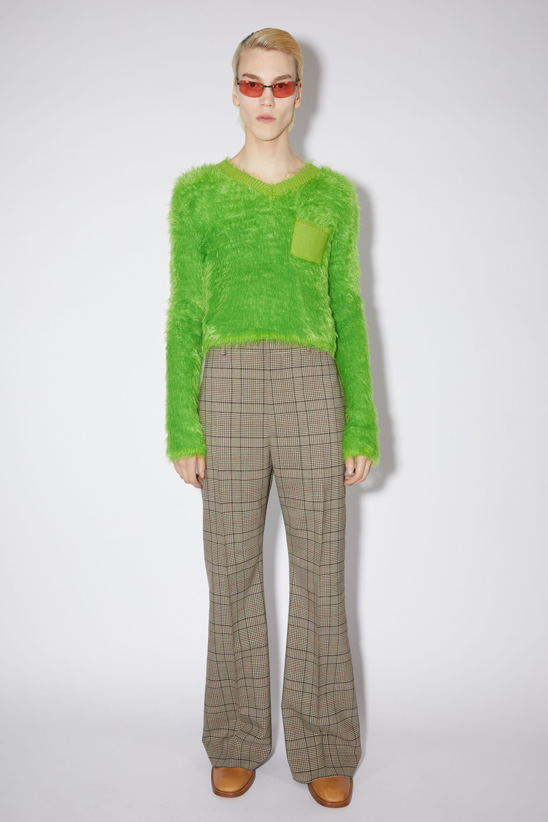 Acne Studios Wool blend tailored trousers - Brown/red outlook
