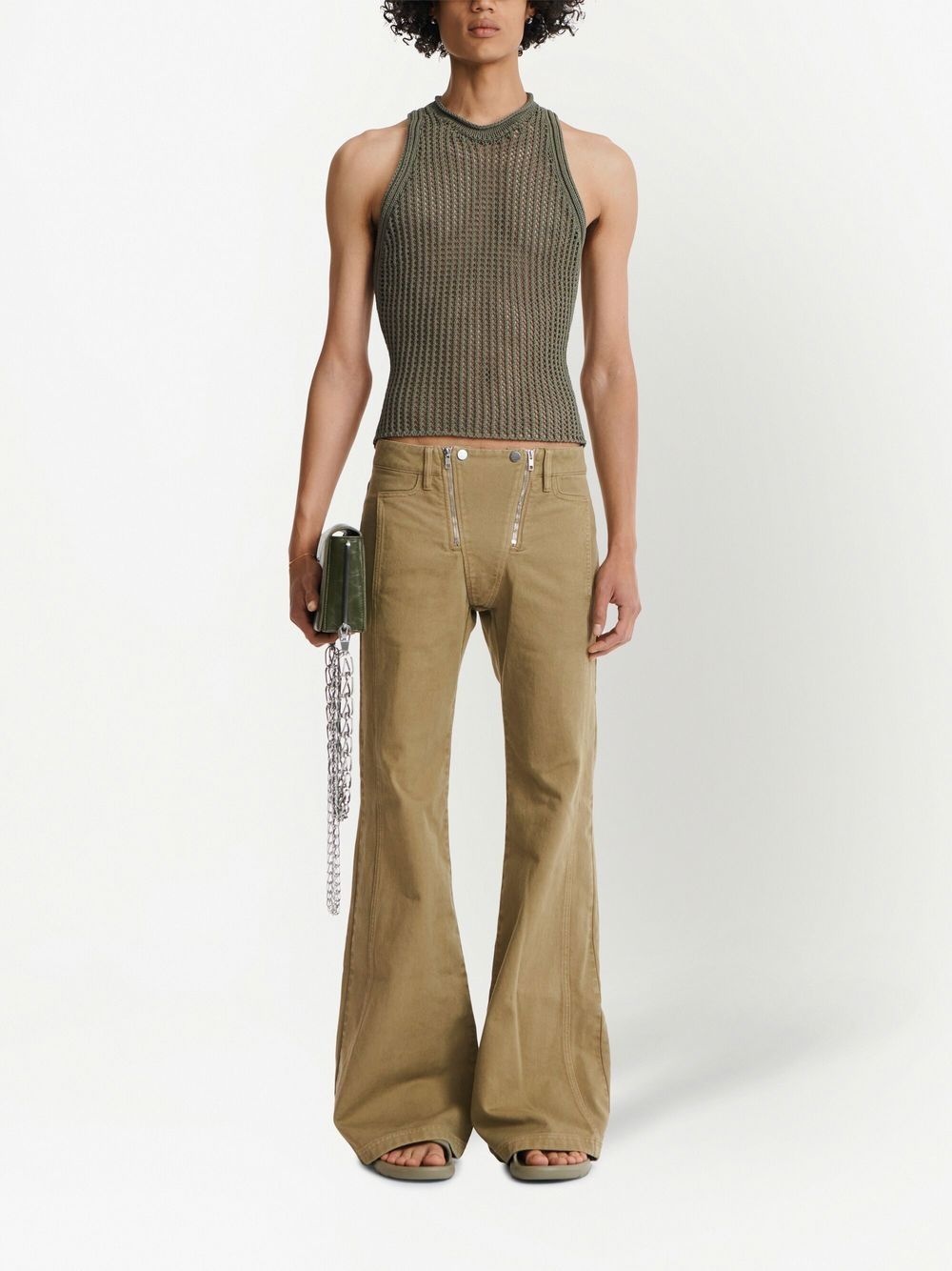 Grid Mesh tank top - 2