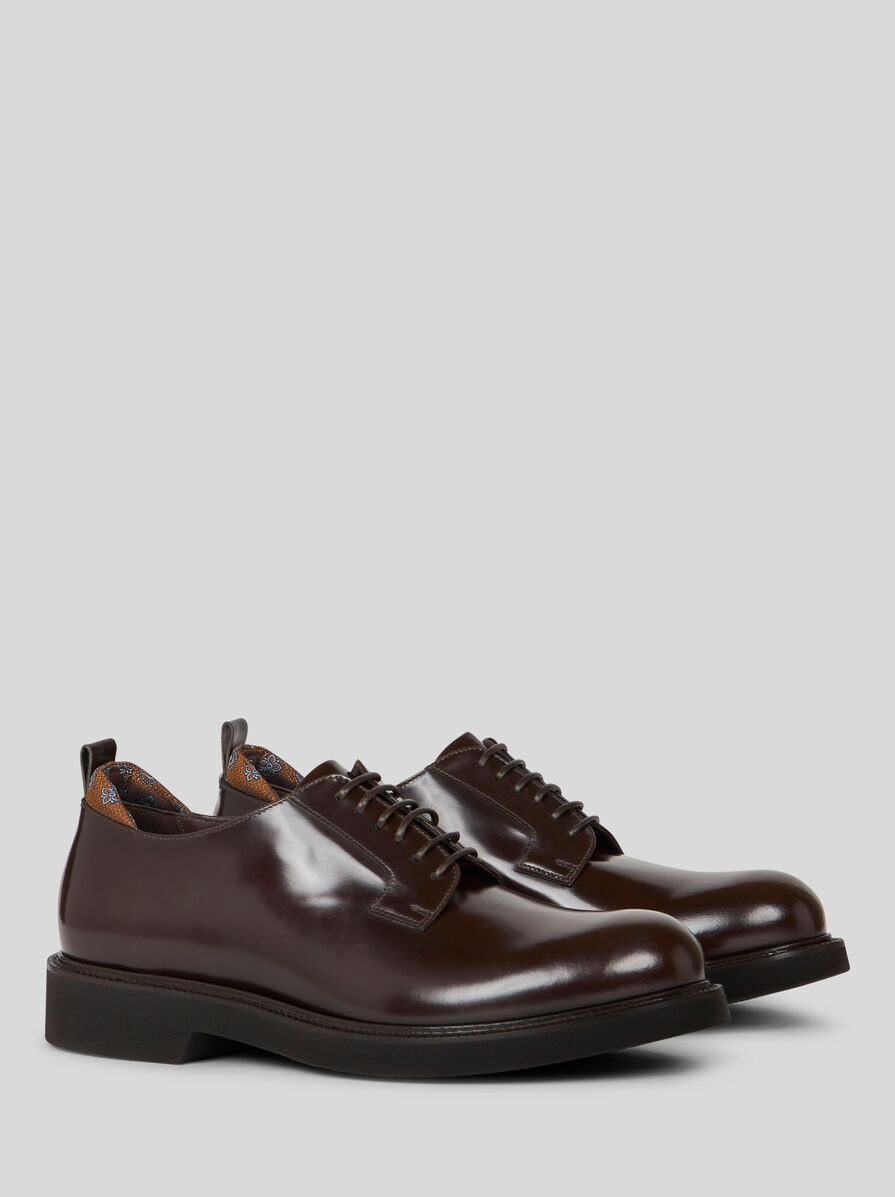 LEATHER LACE-UP SHOES - 3