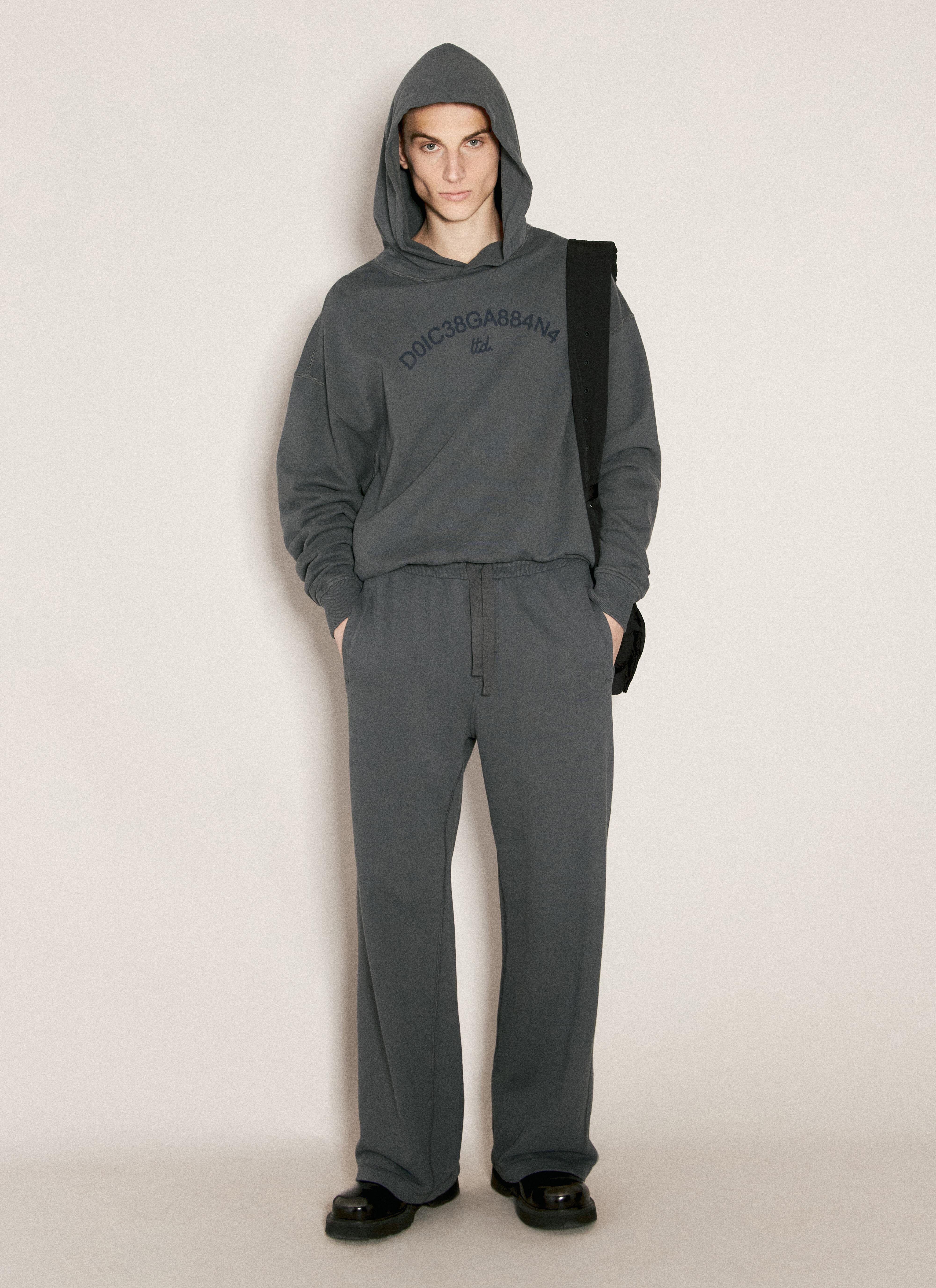 Cropped Hooded Sweatshirt - 2