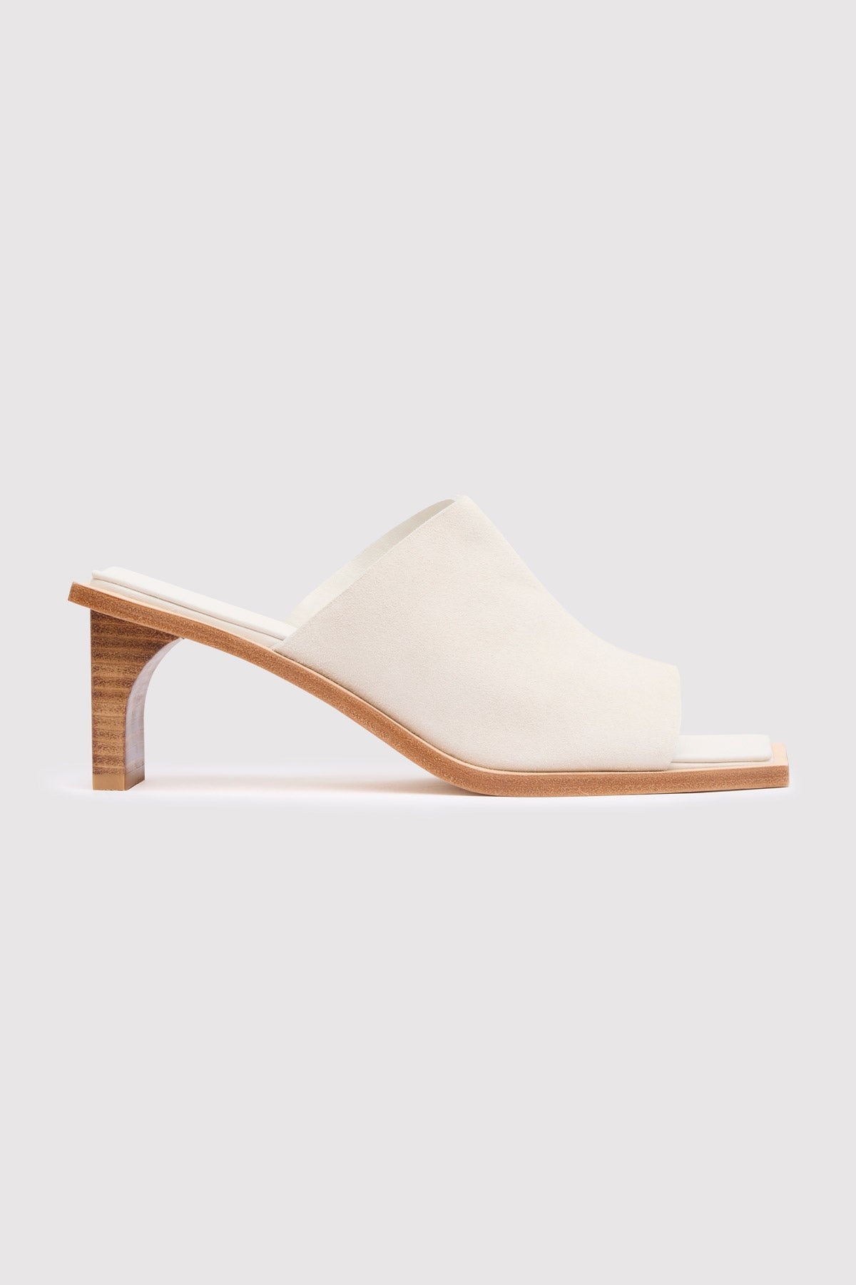 Raw Edge Heel - White - 5
