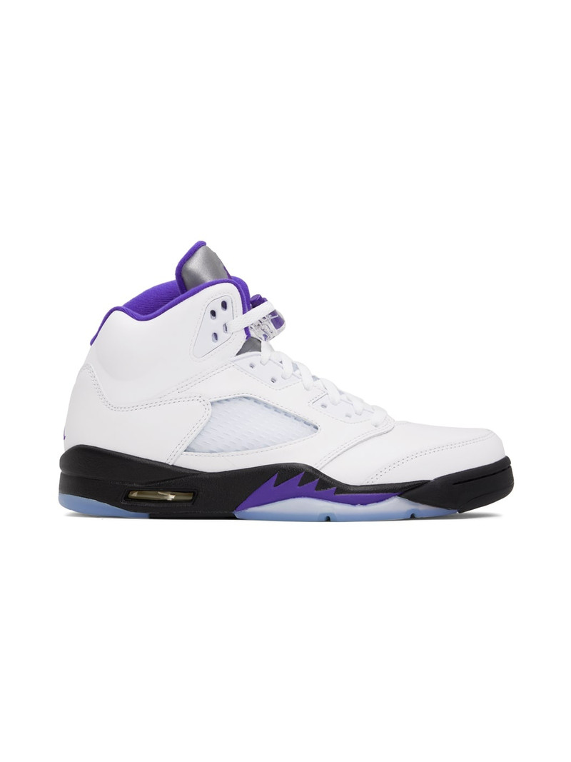 White Air Jordan 5 Retro Sneakers - 1