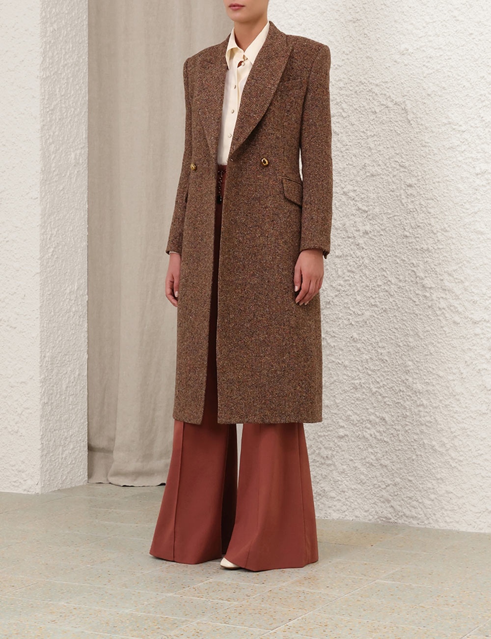ILLUSTRATION HOURGLASS COAT - 9