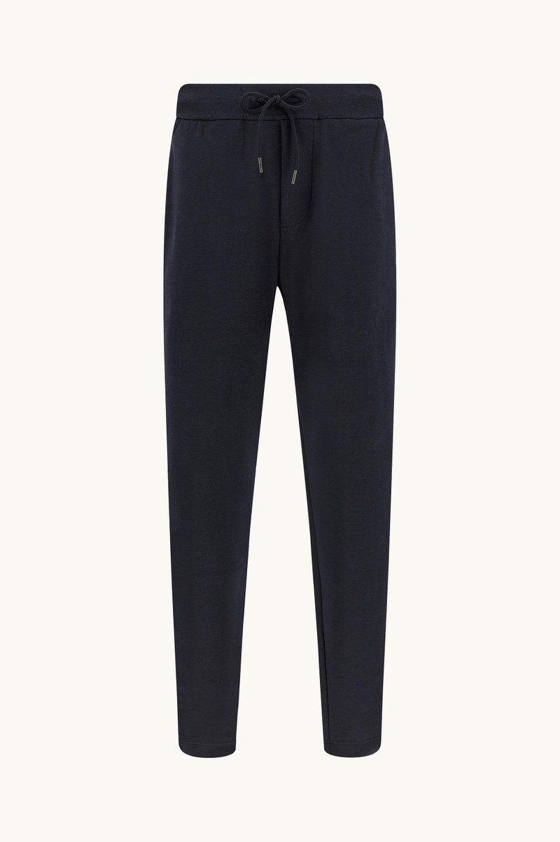 SPORT PANTS IN ACTIVE FLEECE WITH MICROFIBER DETAILS 1