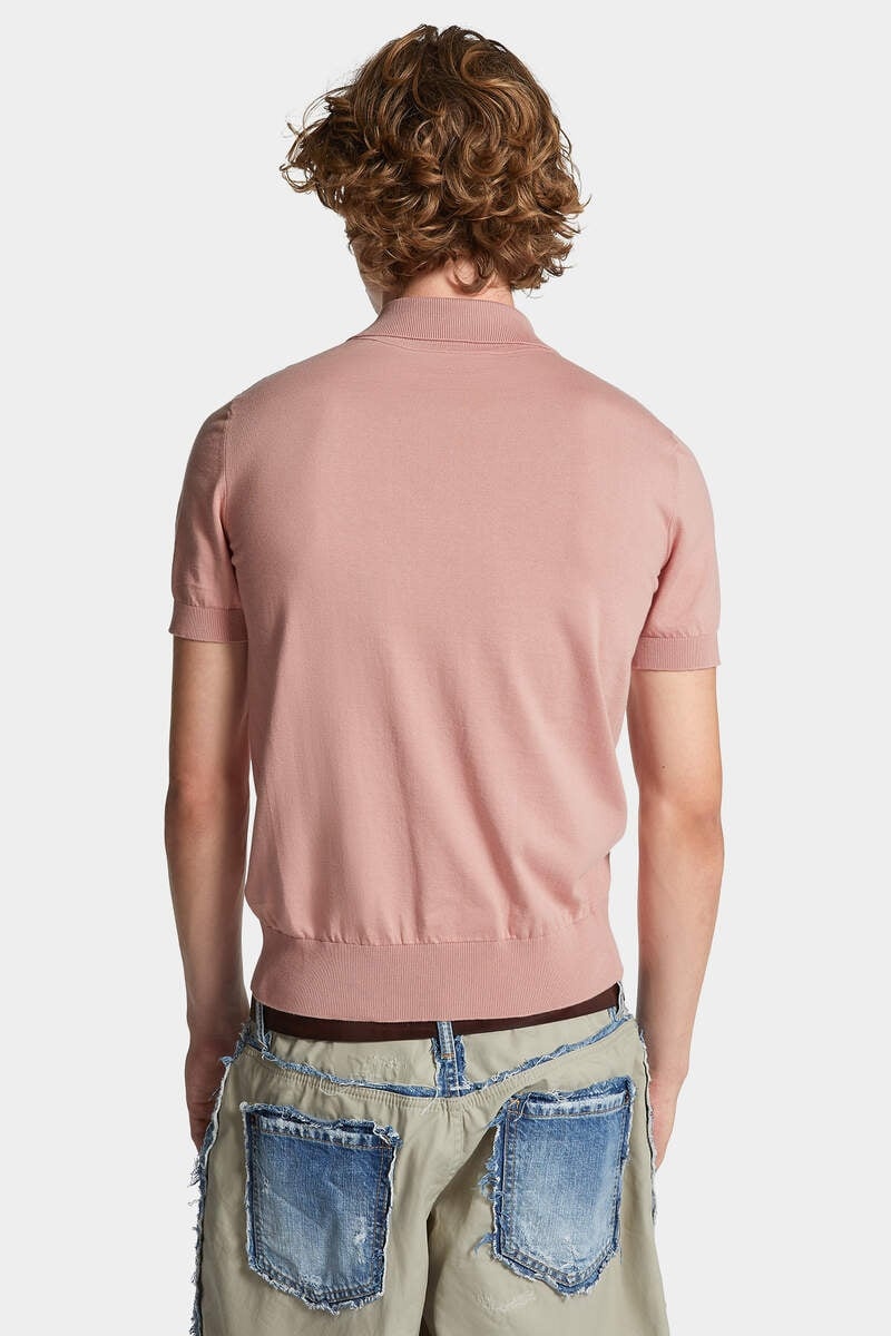 D2 KNIT POLO - 4