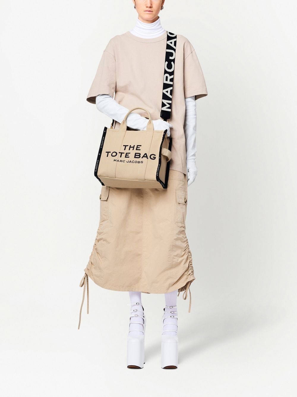 logo-print bag strap - 3