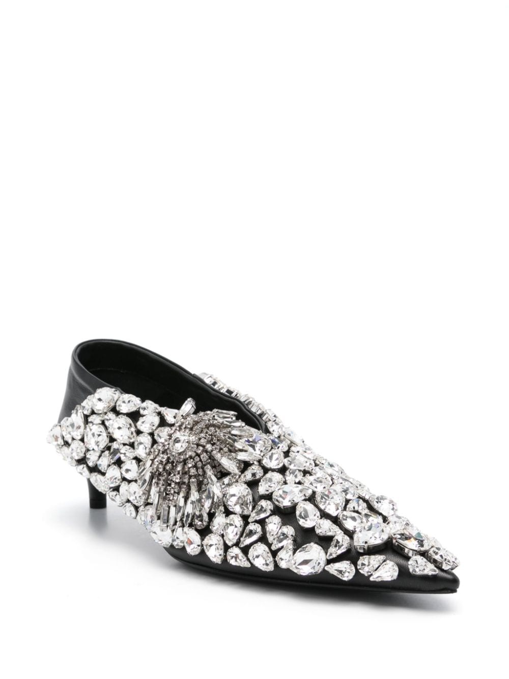 40mm crystal-embellished pumps - 2