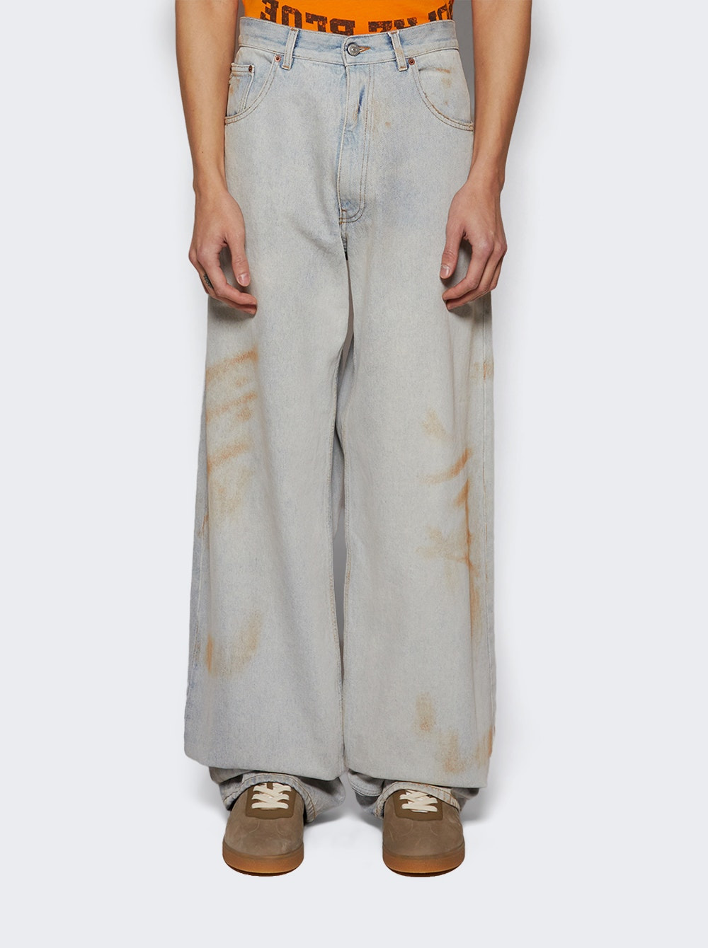 5 Pocket Pants Light Blue - 3
