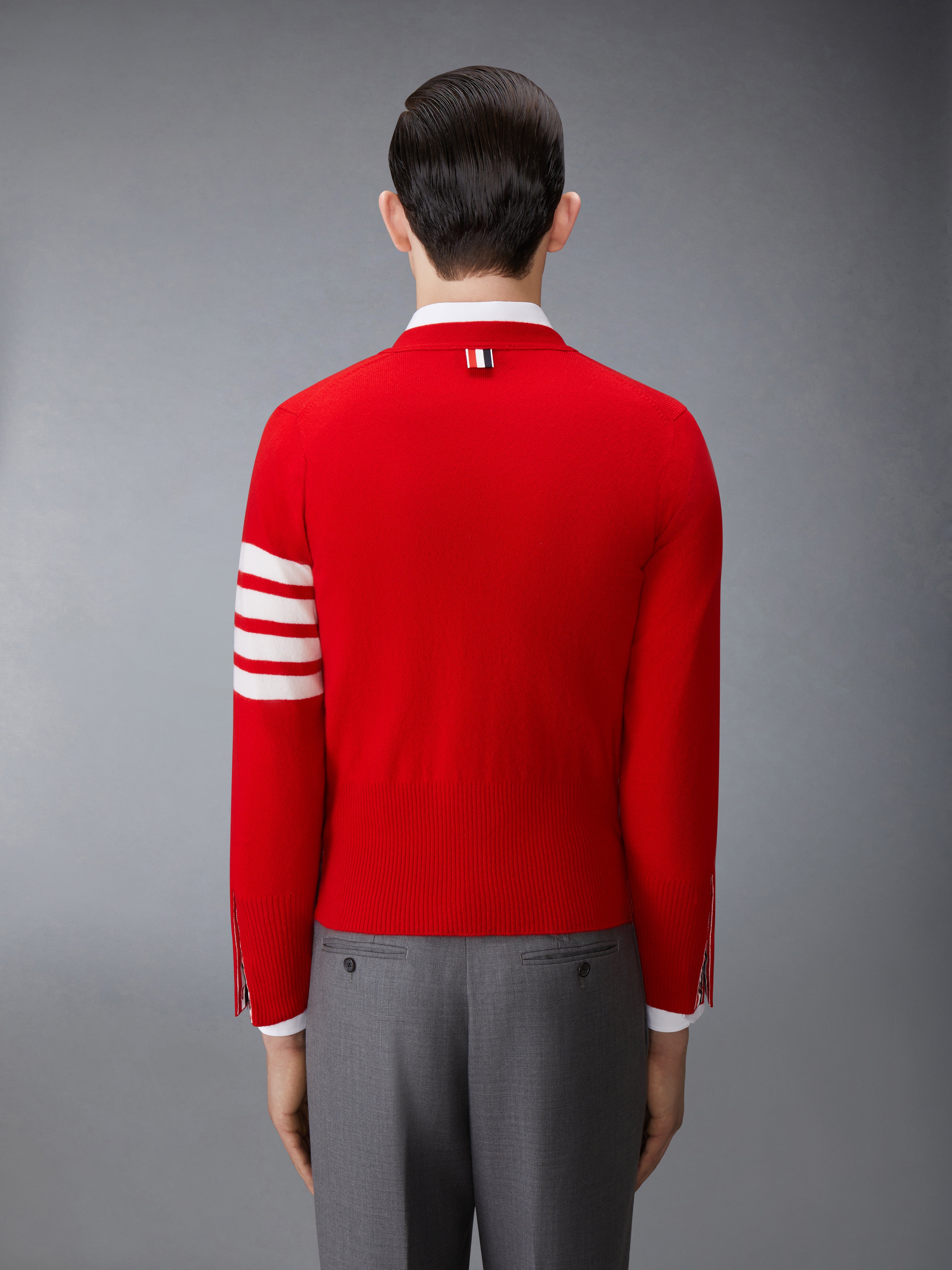 CASHMERE 4-BAR CLASSIC CARDIGAN - 3