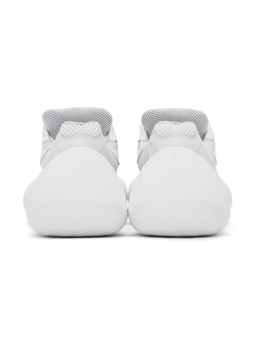 White Bumper Hike Low Top Sneakers - 2