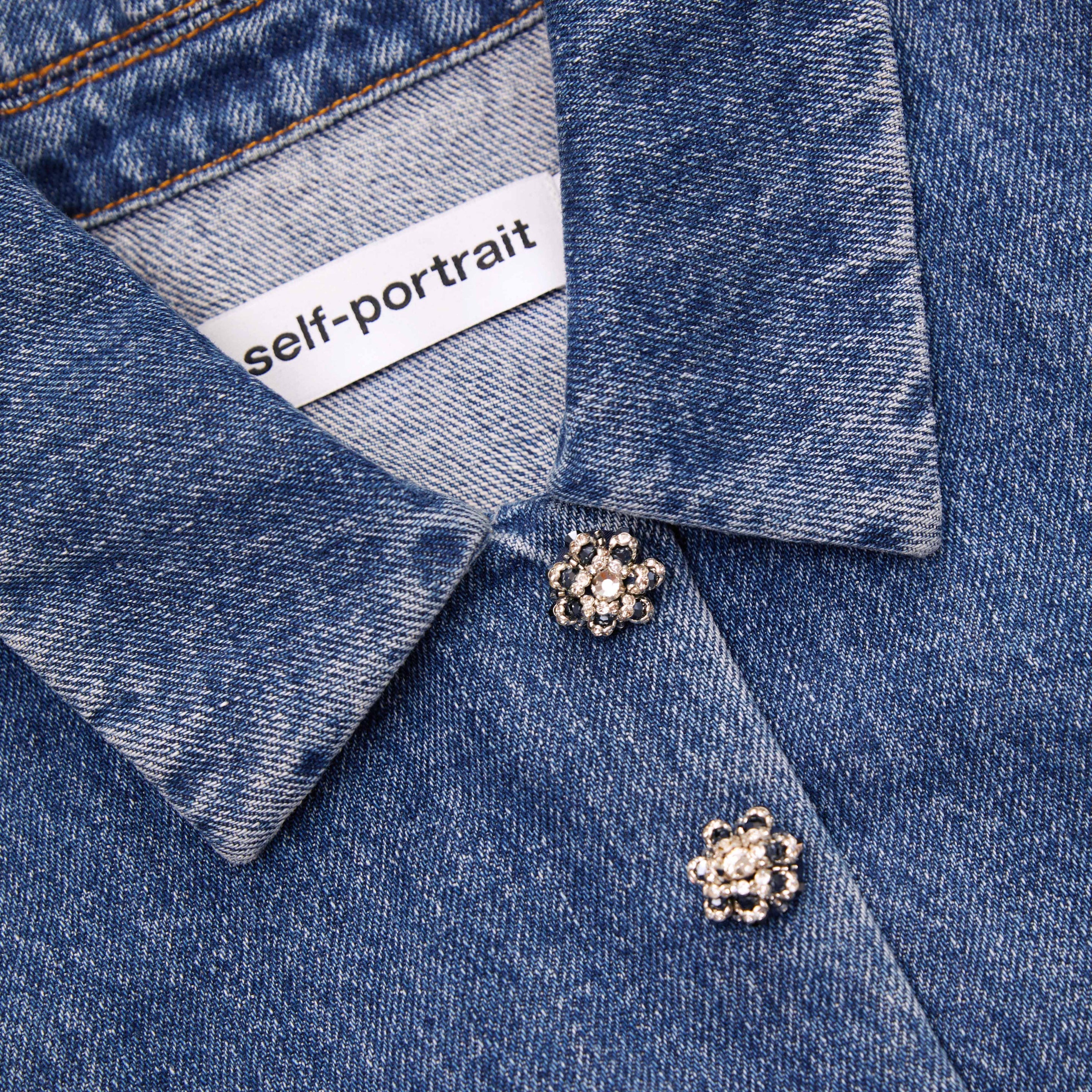 Blue Denim Jumpsuit - 5
