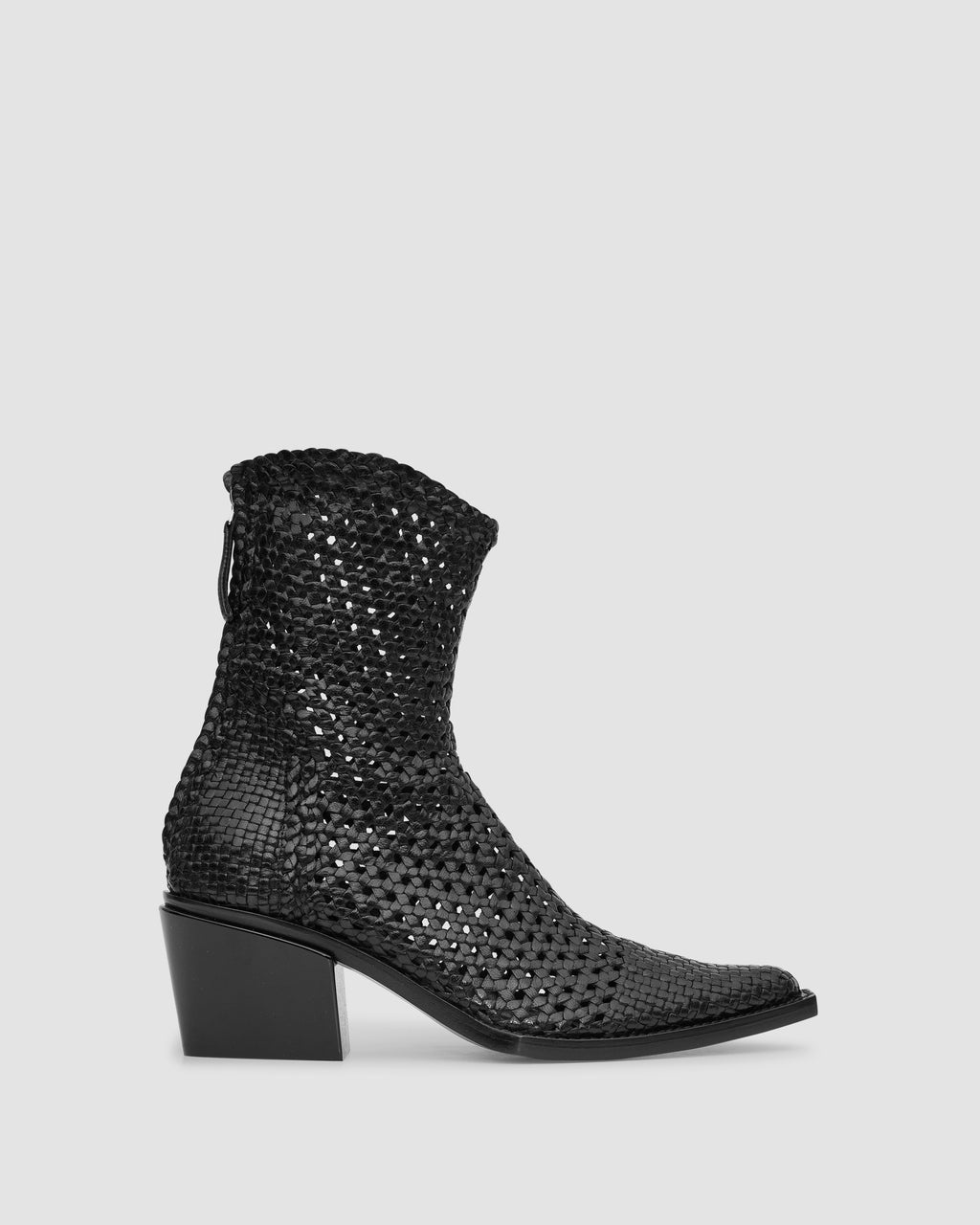 WOVEN LEATHER TEX BOOT - 1