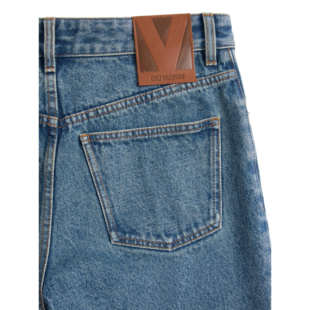 Valentino Blue Denim - Regular & Straight-Leg Jeans Men - 4