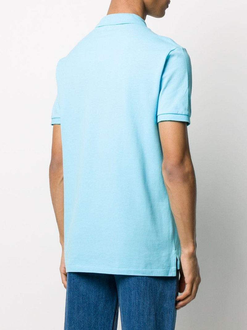 embroidered logo polo shirt 4