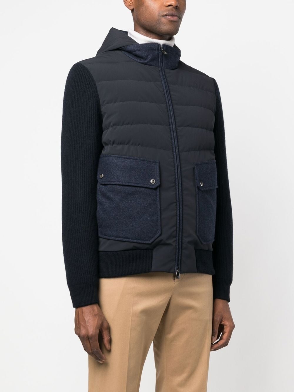 padded zipped-up jacket - 3