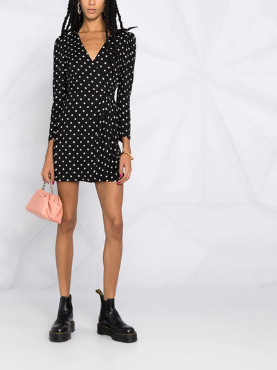 REDValentino polka-dot wrap dress outlook