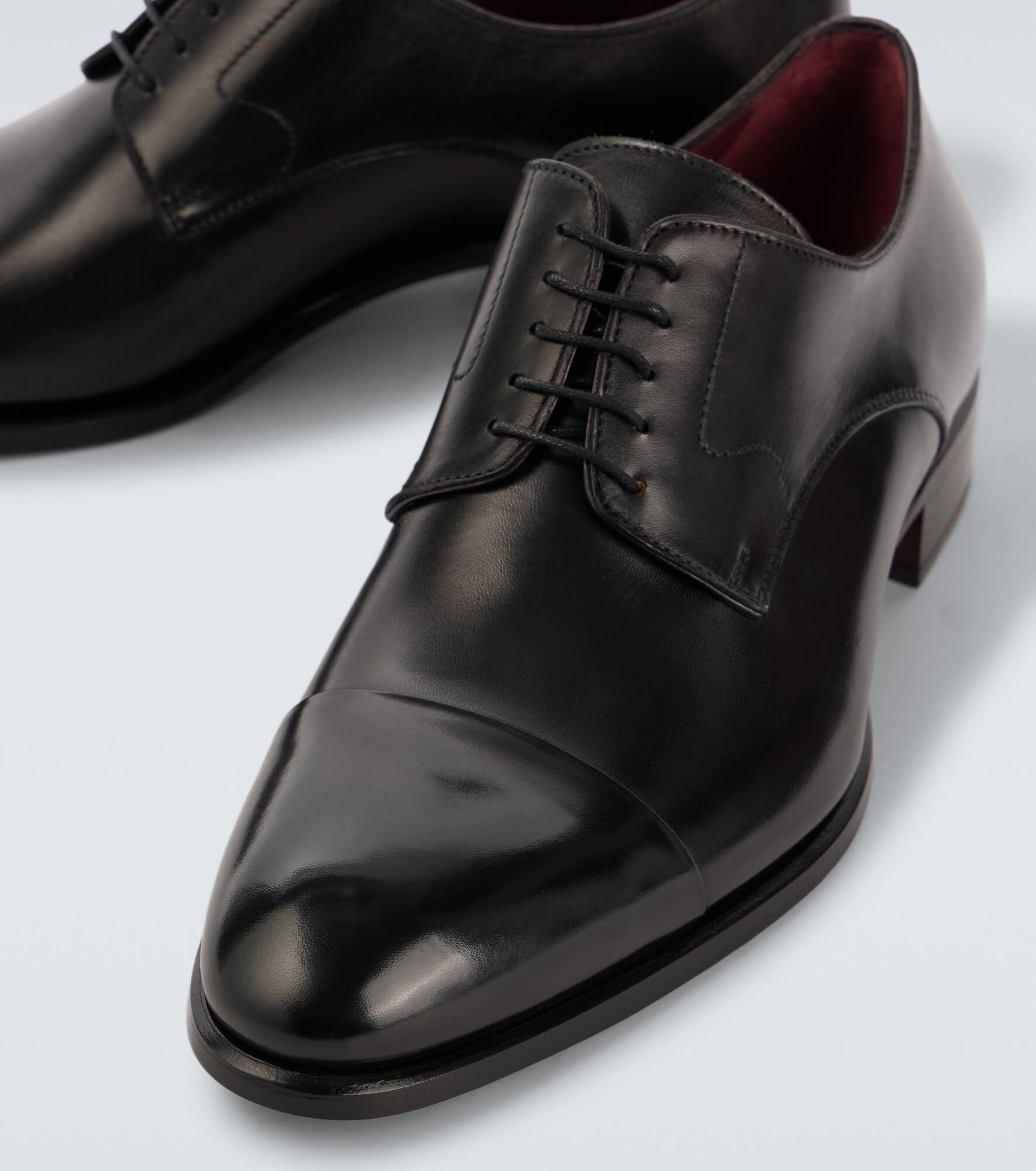 Leather Derby shoes - 3