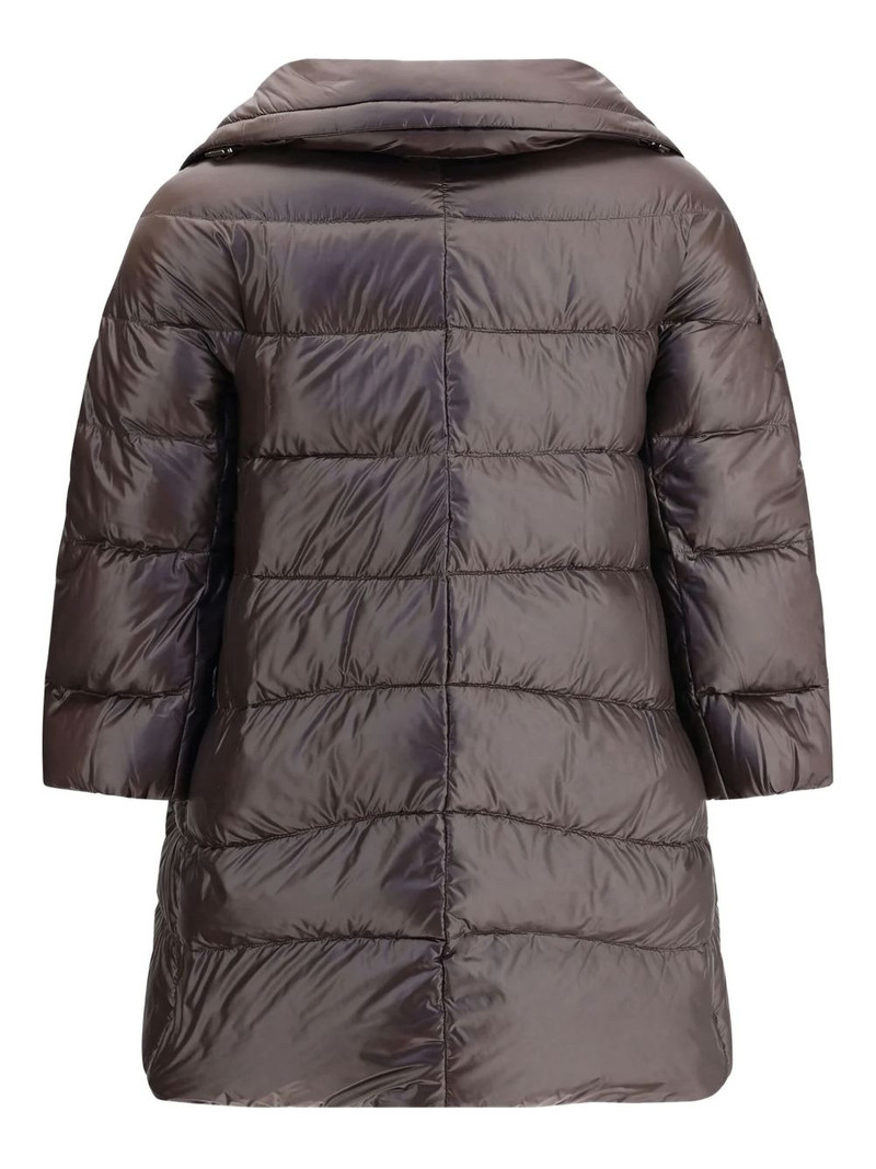 Herno quilted high-collar coat outlook