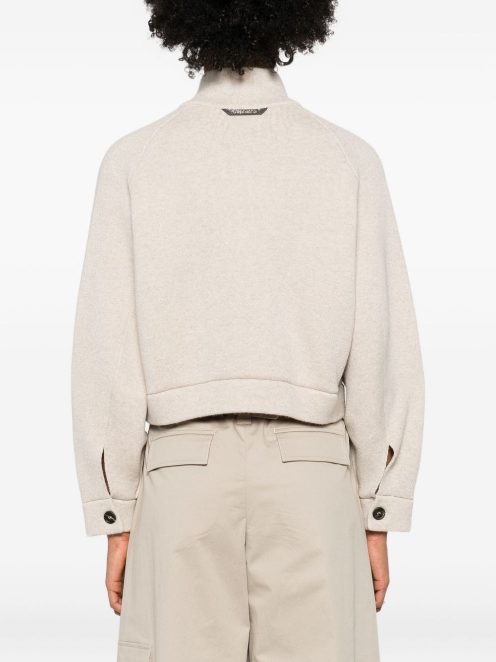 high-neck jacket - 4
