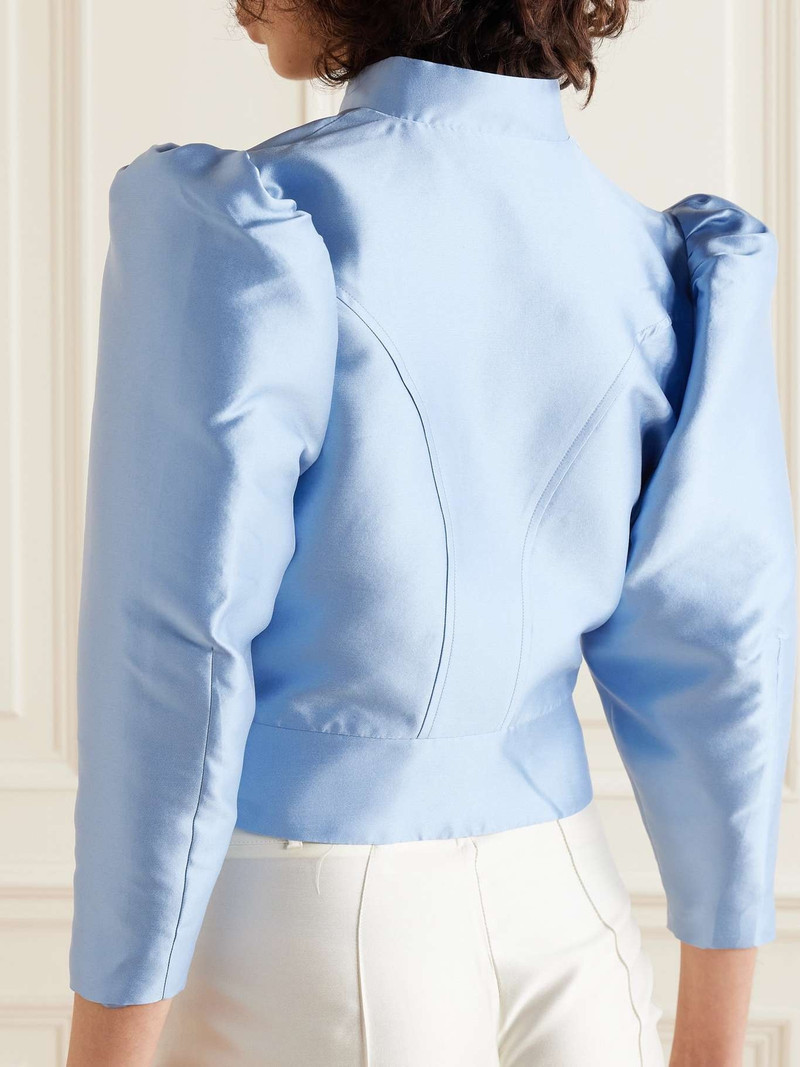 Amoako cropped faille jacket 3