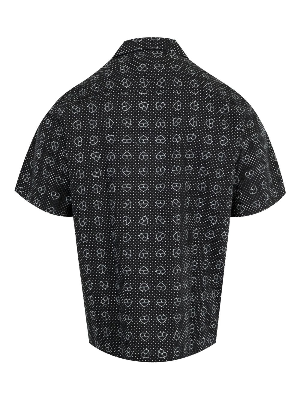heart-print shirt - 2