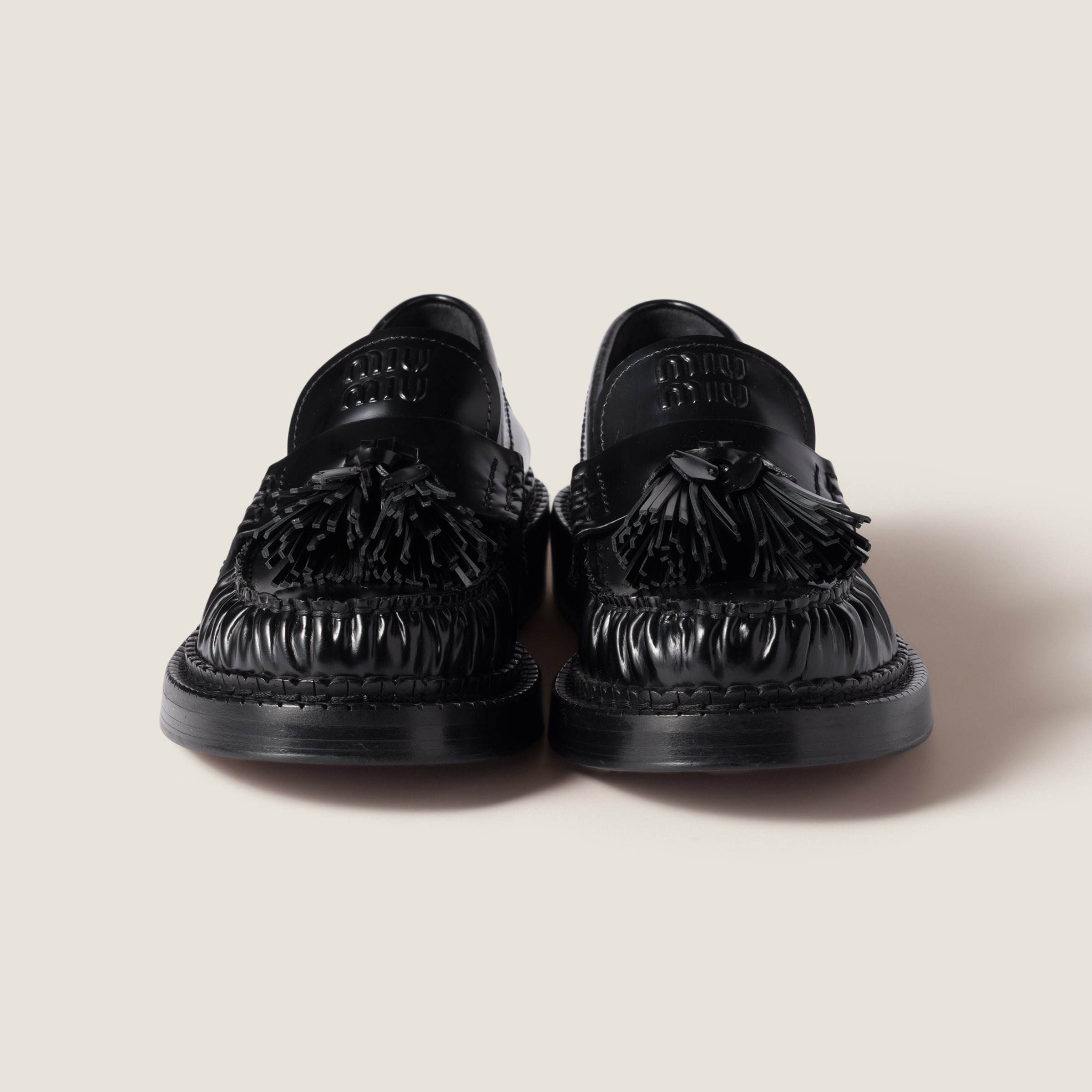 Tassel loafers in polished leather - 4