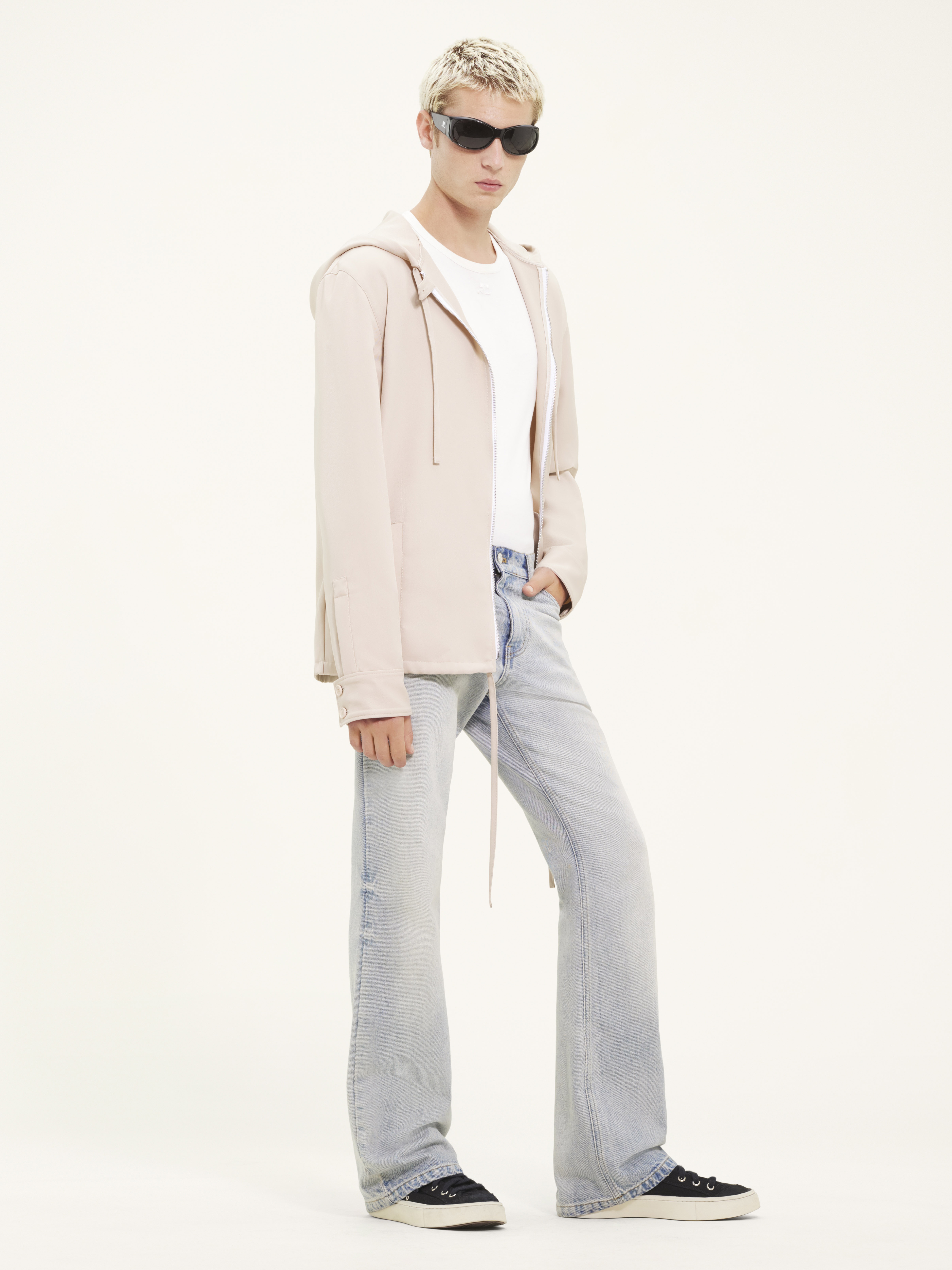 ZIPPED LIGHT TWILL JACKET - 3